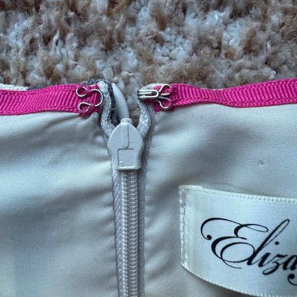 Eliza J. Multi Floral Print Fit Flare Sleeveless Dress Size 4 - Picture 3 of 6